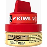 Kiwi - Crema abrillantadora con aplicador- Nutre y Protege- para calzado Incoloro- 50ml